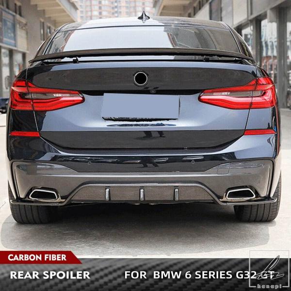 BMW 6 シリーズ G32 GT 640I 2017-2022 カーボンリアトランクレーシングスポ...