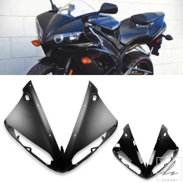 【並行輸入品】 YZF R1 YZF1000 オートバイアクセサリー フロントアッパーカウル ノーズ...