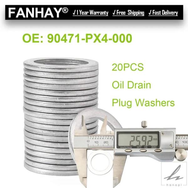 【並行輸入品】 20/50/100個 90471-PX4-000 アルミ製トランスミッションオイルド...