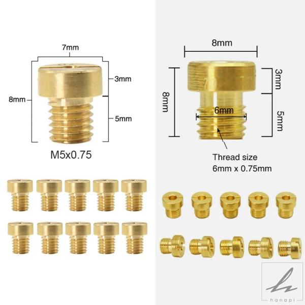 【並行輸入品】 DELLORTO BGM MOTOFORCEキャブレターインジェクターノズルサイズ5...