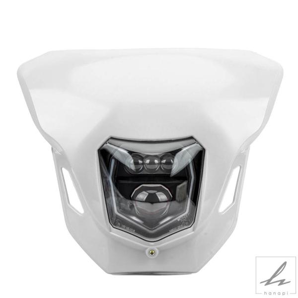 【並行輸入品】 オートバイ用ヘッドライト LED E24 スーパーモト HI/LO ビーム DRL ...