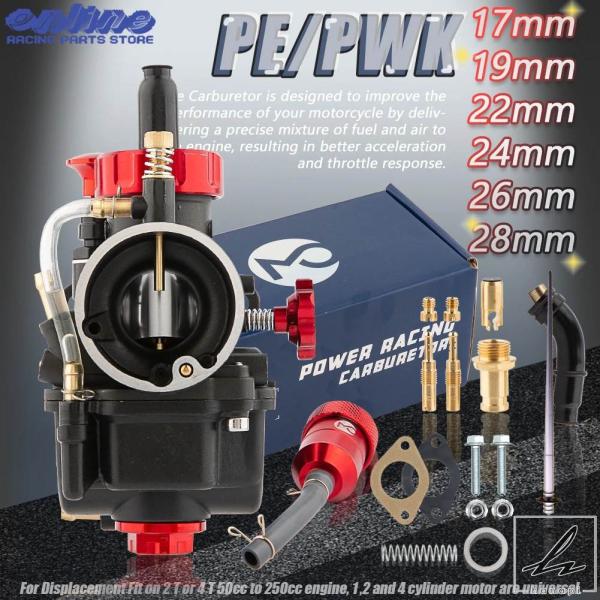 【並行輸入品】 50CC350CCの2T 4Tエンジン用キャブレターPWK PEフランジ オートバイ...