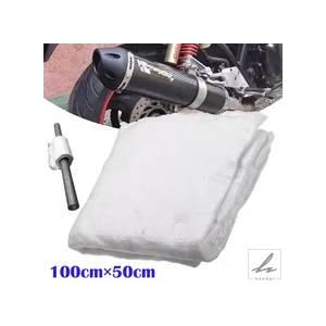 【並行輸入品】100CM50CM 5MM オートバイマフラーマフラー コットンファイバーグラスニード...