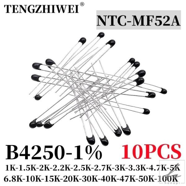 【並行輸入品】10個 NTCサーミスタ サーマル抵抗器 MF52 NTC-MF52AT 1K 1.5...