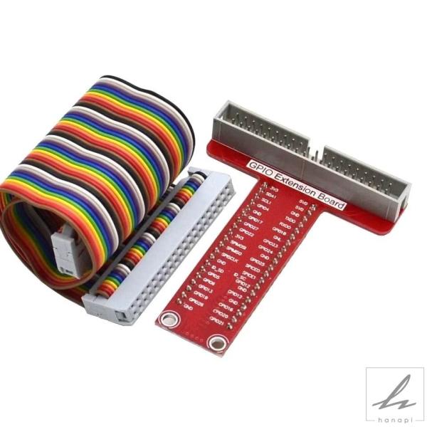 【並行輸入品】RASPBERRY PI 3B+/4B用 T型 GPIO 拡張ボード 40P ケーブル...