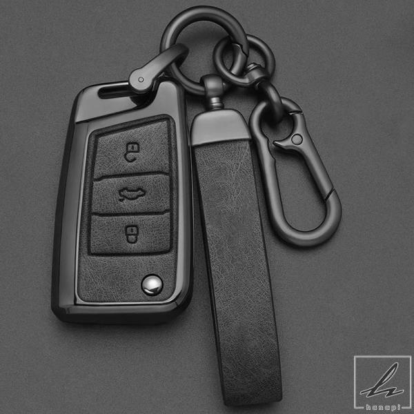 【並行輸入品】合金スタイルのキーケースカバーシェルフォブVWフォルクスワーゲンゴルフ7 MK7ティグ...
