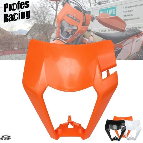 【並行輸入品】 汎用 バイク ヘッドライト プラスティック マスク ヘッドライト KTM SX XC...