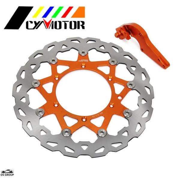 【並行輸入品】 320MM バイク Floating ブレーキ Disc Rotor ブラケット A...