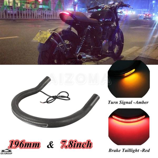 【並行輸入品】 バイク リア シート フレーム Loop Hoop w/ LED ブレーキ シグナル...