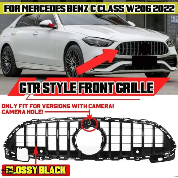 【並行輸入品】 GTR フロント バンパー グリル グリル Camera ホール メルセデス ベンツ...