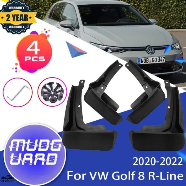 【並行輸入品】 4x 泥除け フォルクスワーゲン VW ゴルフ 8 MK8 R-ライン GTI GT...