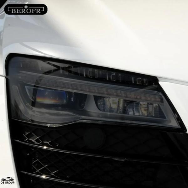 【並行輸入品】 2 Pcs アウディ R8 42 4S 2006年-以降 ヘッドライト ブラック 保...