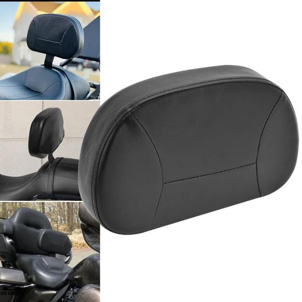 【並行輸入品】 バイク フロント ドライブr Sissy バックレスト クッション パッド ブラック...