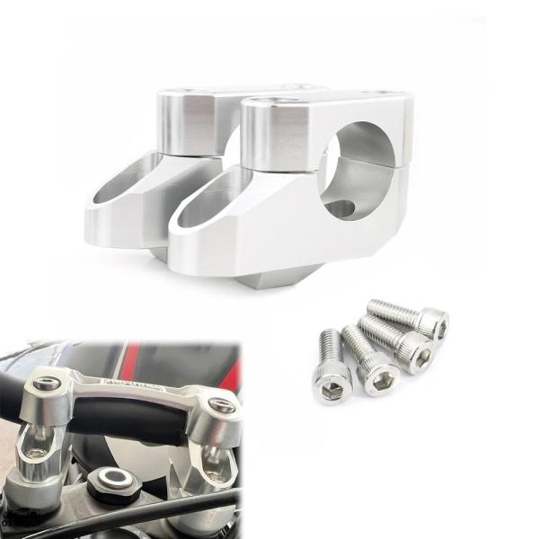 【並行輸入品】 28mm 1 1/8" Offセット ハンドル バー ライザーs バック スズキ G...