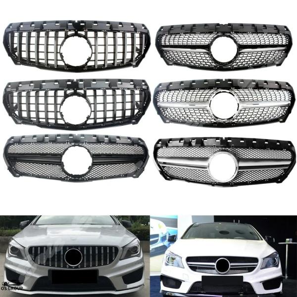 並行輸入品 フロント レーシング Billet バンパー グリル カバー ベンツ W117 CLA ...