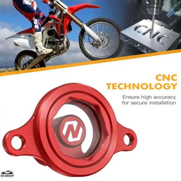 【並行輸入品】 NiceCNC バイク CNC アルミ エンジン オイル フィルタ― クリア カバー...