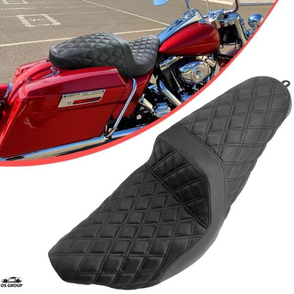 【並行輸入品】 バイク Two-Up シート ライダー サドル ドライブr クッションs ハーレー ...