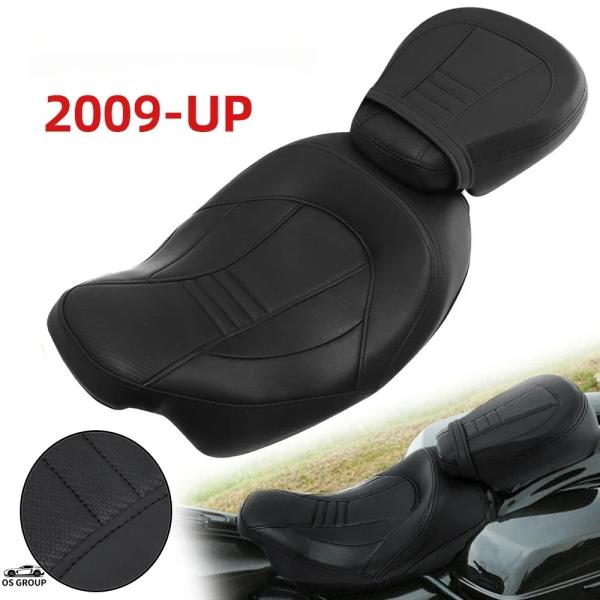 【並行輸入品】 バイク フロント ドライブr リア Two-Up シート ハーレー ツーリング CV...