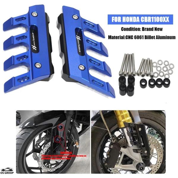 【並行輸入品】 CBR1100XX ブラックバード バイク フロント フォーク プロテクター ガード...