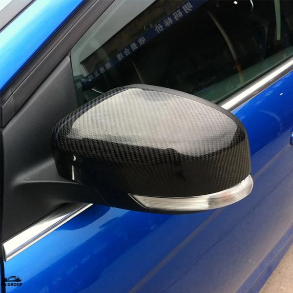 【並行輸入品】 フォード フォーカス フォーカス 15-19 カーボン ミラー リア ミラー リフレ...