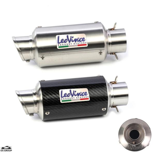 【並行輸入品】 汎用 バイク エキゾースト パイプ Sリップ-on 51mm カーボン マフラー エ...