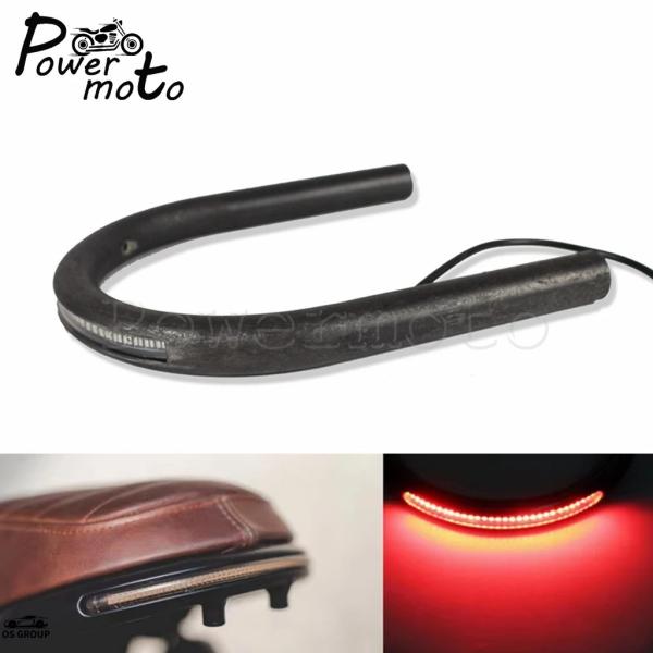 【並行輸入品】 汎用 バイク リア シート Hoop フレーム Loop LED ライト テール ブ...