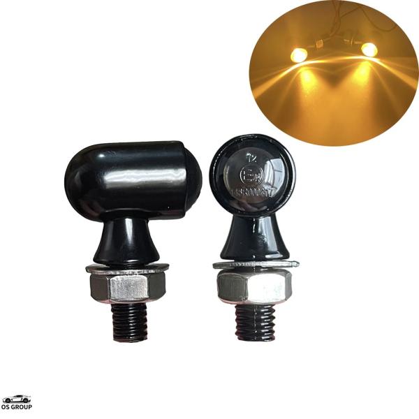 並行輸入品 E マーク Approved バイク ウィンカーs LED ミニ インジケーター DC1...