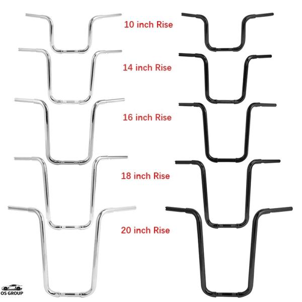 【並行輸入品】 バイク 10" 12" 14" 18" 20" Rise 1-1/4'' Ape H...