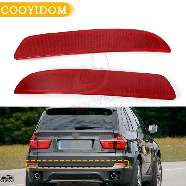 【並行輸入品】 リフレクター 反射 ストライプ リア バンパー リフレクター BMW E70 X5 ...