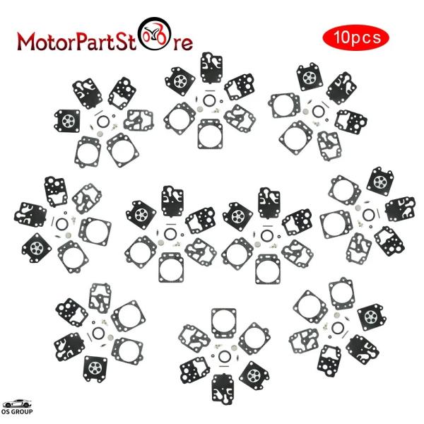 【並行輸入品】 10P キャブ キャブレター ガスケット Needle リペア Rebuild Di...