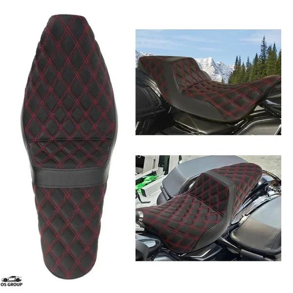 【並行輸入品】 バイク ドライブr リア シート Two-up シート クッション ハーレー ツーリ...