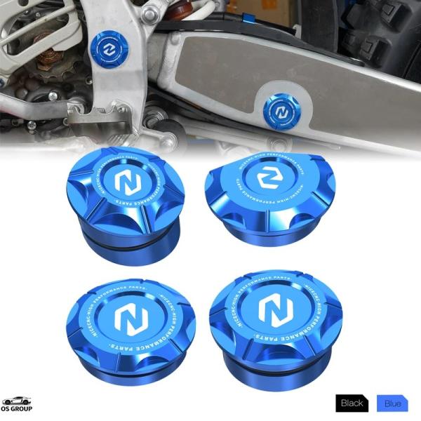 【並行輸入品】 NiceCNC 4P モトクロス アルミ フレーム ホール キャップ プラグ ヤマハ...
