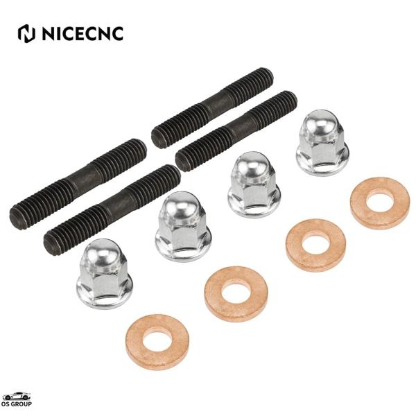 【並行輸入品】 NICECNC バイク シリンダー ヘッド Studs Washers Nut キッ...
