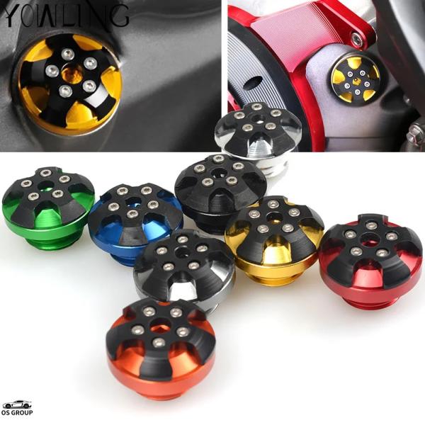 【並行輸入品】 M19*2.5 バイク エンジン オイル キャップ cnc バイク Filler カ...