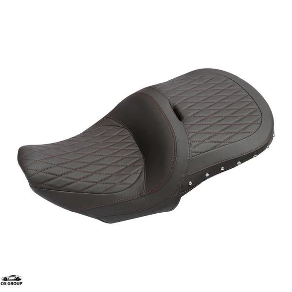 【並行輸入品】 バイク ドライブr シート Indian ヴィンテージ ダーク Horse Chie...