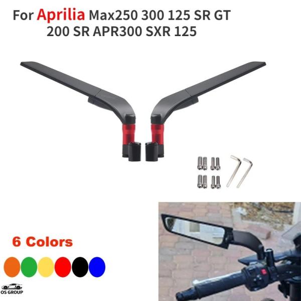 【並行輸入品】 リア ミラー アプリリア Max 250 300 125 SR GT 200 SR ...
