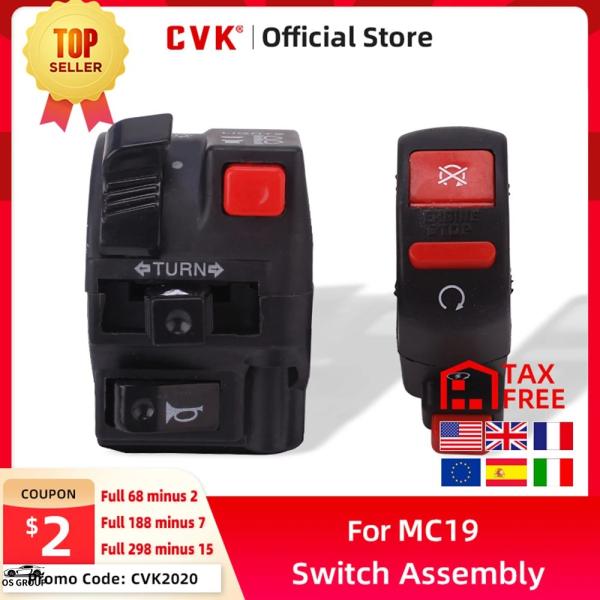 【並行輸入品】 CVK ヘッドライト 左 右 ウィンカー ホーン Lgnition スイッチ ハンド...
