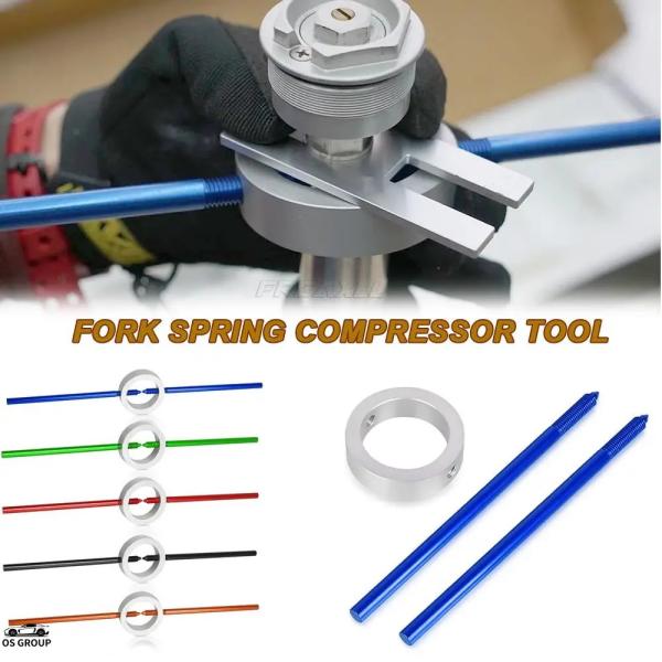 【並行輸入品】 汎用 バイク フォーク スプリング コンプレッサー リペア Tool EXC SXF...