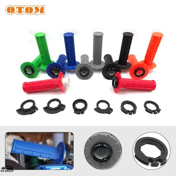 並行輸入品 OTOM 汎用 ハンドル バー グリップ ブレーキ ハンドル ゴム W/ The -on...