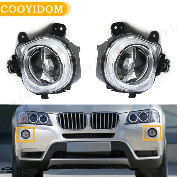 【並行輸入品】 フロント バンパー LED フォグ ライト ランプ DRL ランプ BMW X3 F...
