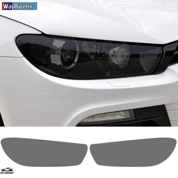 【並行輸入品】 ヘッドライト 保護 フィルム フロント ライト 透明 スモーク ブラック TPU ス...