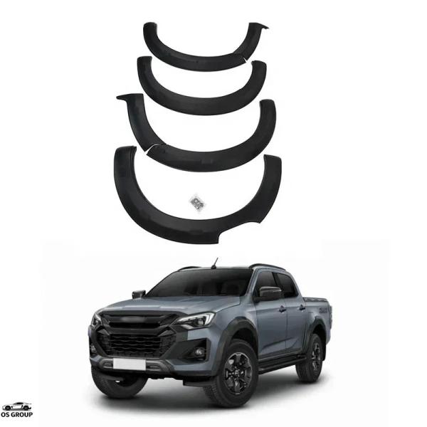 【並行輸入品】 マット ブラック OEM デザイン Arch フェンダー Flare Isuzu D...