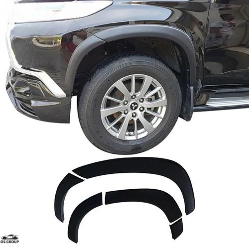 【並行輸入品】 モンテロ 2015年 2016年 OEM フェンダー Flare ゴム マット ブラ...