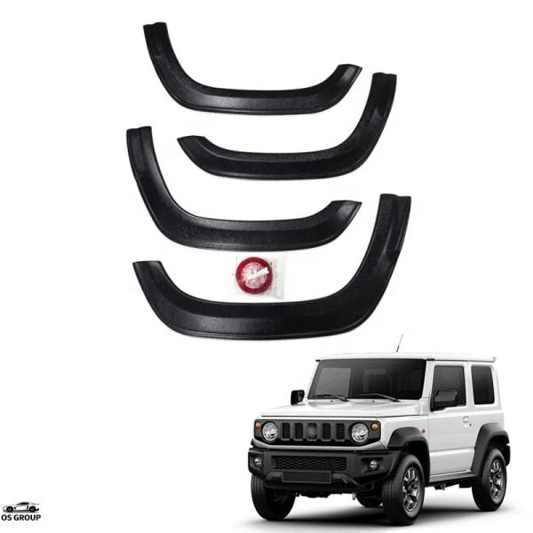 【並行輸入品】 Texture ブラック OEM デザイン ホイール フェンダー Flare スズキ...