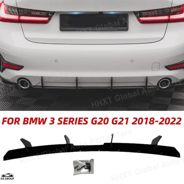 【並行輸入品】 4 フィン Maxtion ストリート Pro リア デュフューザー BMW 3 シ...