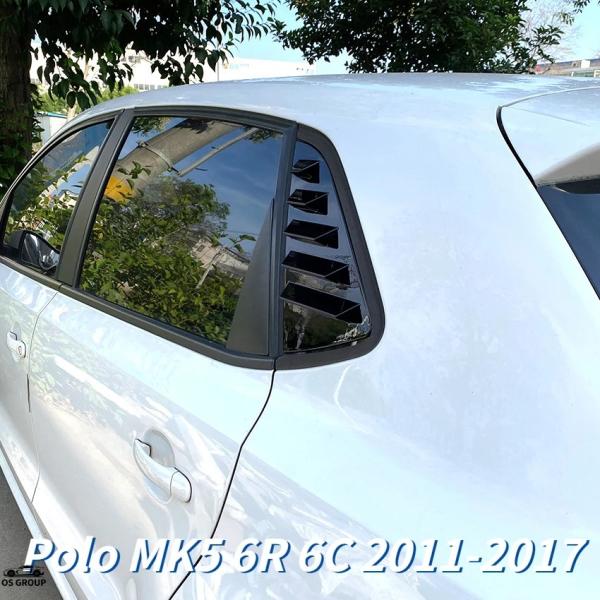 【並行輸入品】 フォルクスワーゲン ポロ MK5 6R 6C 2011年-2017年 つやあり ブラ...