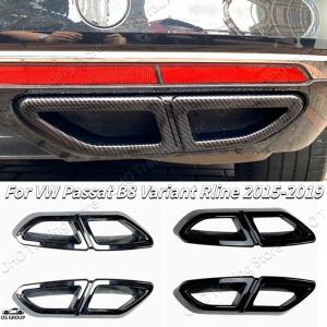 並行輸入品 VW パサート B8 ヴァリアント 2015年 2016年 2017年 2018年 2019年 Rライン テールパイプ エキゾースト パイプ フレーム カバー カスタム パー