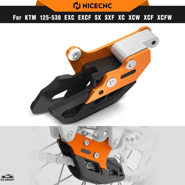 【並行輸入品】 NICECNC KTM EXC 300 2008年-2022年 バイク チェーン ガ...