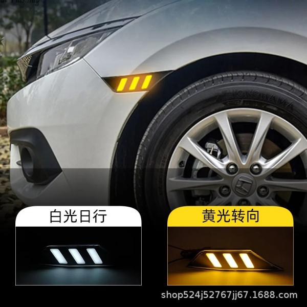 【並行輸入品】 ホンダ シビック 16-20 tenth フェンダー ウィンカー, シビック サイド...