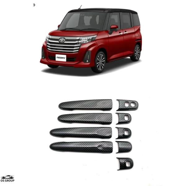 【並行輸入品】 タンク/ROOMY/THOR/ジャスティ カーボン ハンドル カバー スペシャル カ...